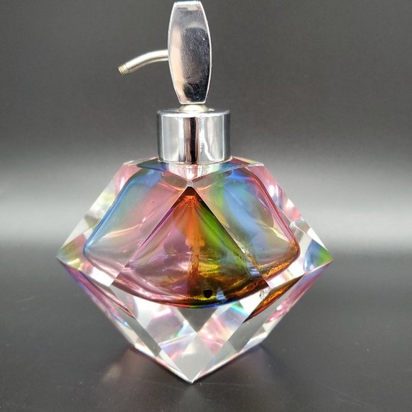 Vin Imperlux Parfum Bottle Encased Multi Coloured Hand Cut Faceted - Picture 7 of 10